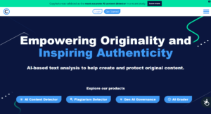 "AI Content Detector and Plagiarism Checker by Copyleaks – Ensuring authenticity and integrity in content creation and evaluation."