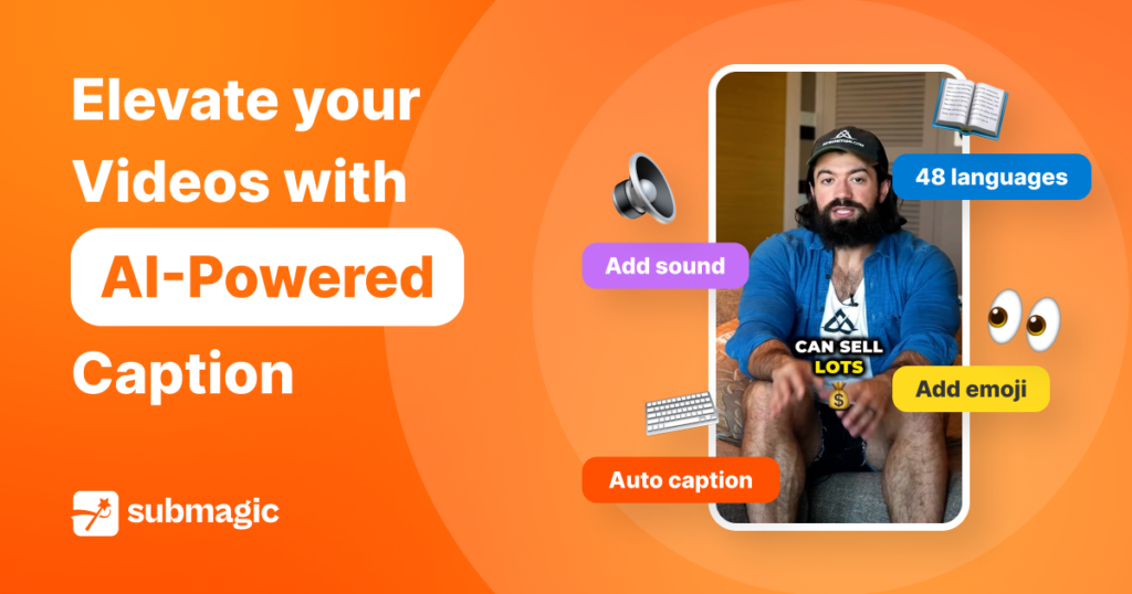 An engaging short-form video showcasing the power of SubMagic enhancements, featuring captivating captions, dynamic B-Rolls, strategic zooms, and immersive sound effects to elevate the viewing experience.