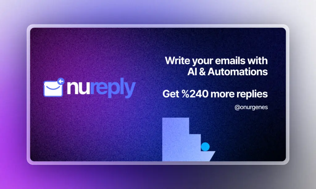 "Boost your business with Nureply.io – The AI-powered solution transforming cold emails into hot deals. Experience unparalleled personalization and strategic outreach for maximum impact."