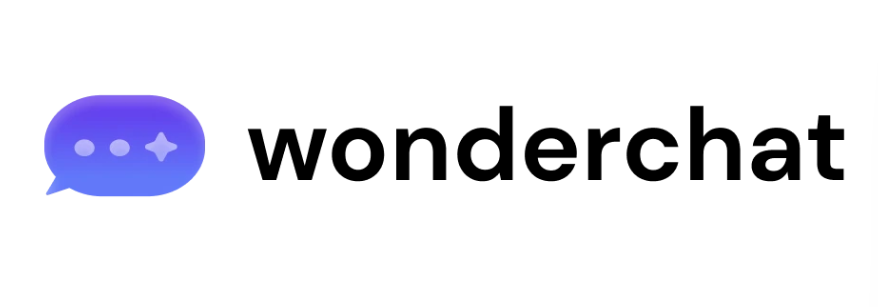 "WonderChat AI chatbot interface integrated on a website, depicting real-time interaction for enhanced customer support."