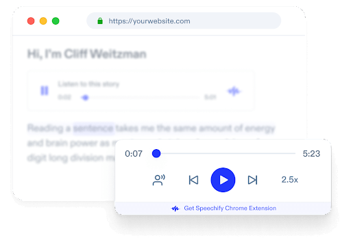 "Speechify app logo on a vibrant background, symbolizing innovation and productivity with text-to-speech excellence."